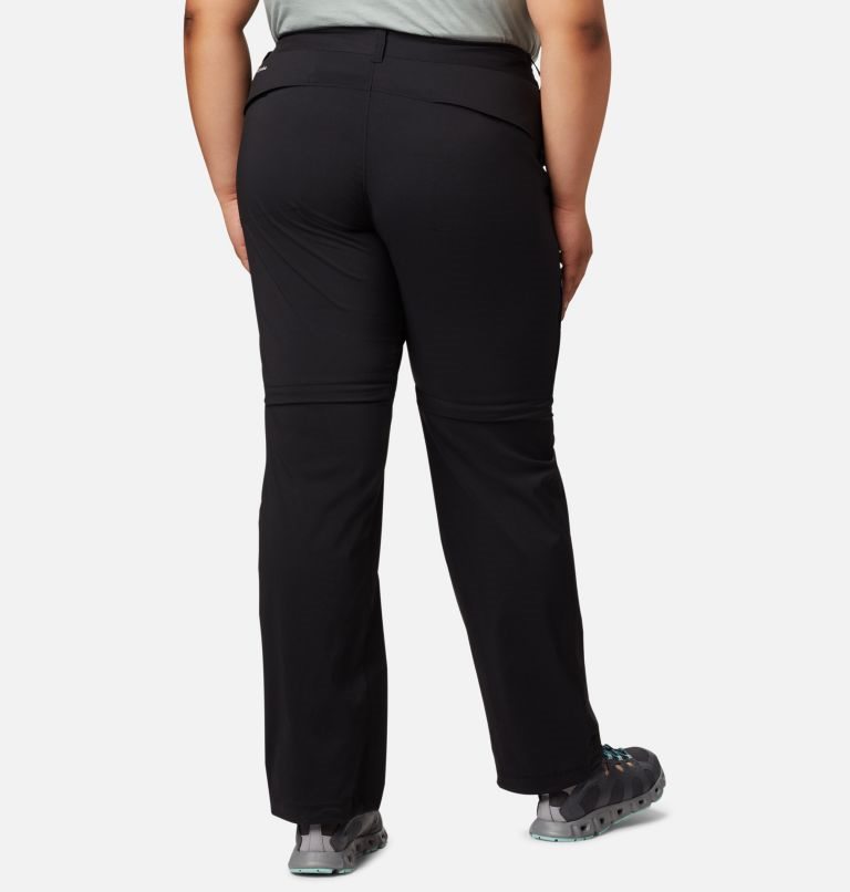 Women's Columbia Saturday Trail II Convertible Pants Black | Plus Size CA-B65LC